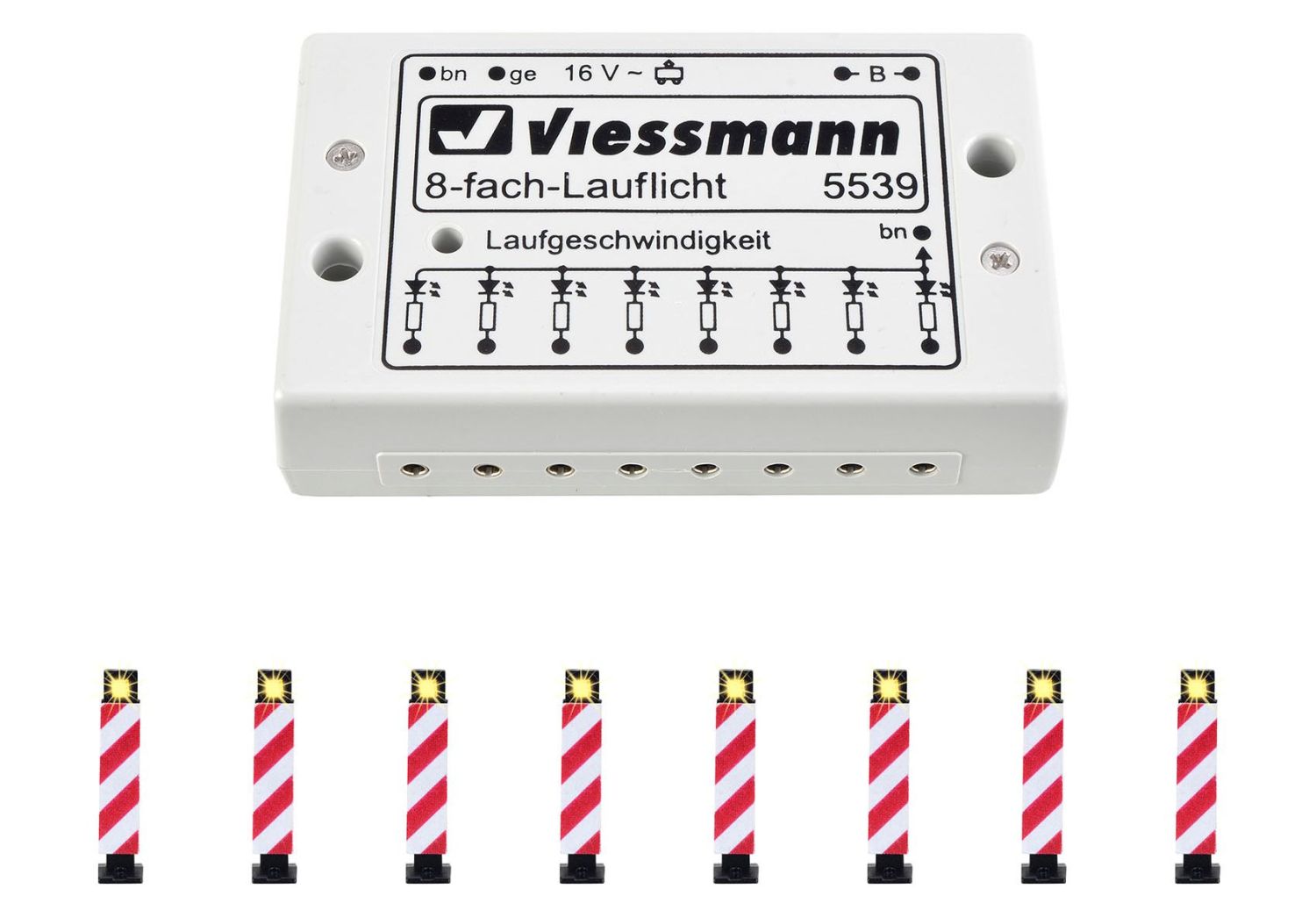 Viessmann 5048 H0 電気連結器 5セット Viessmann 5048 - H0 Stromführende Kupplungen, 2-polig, 1 Paar