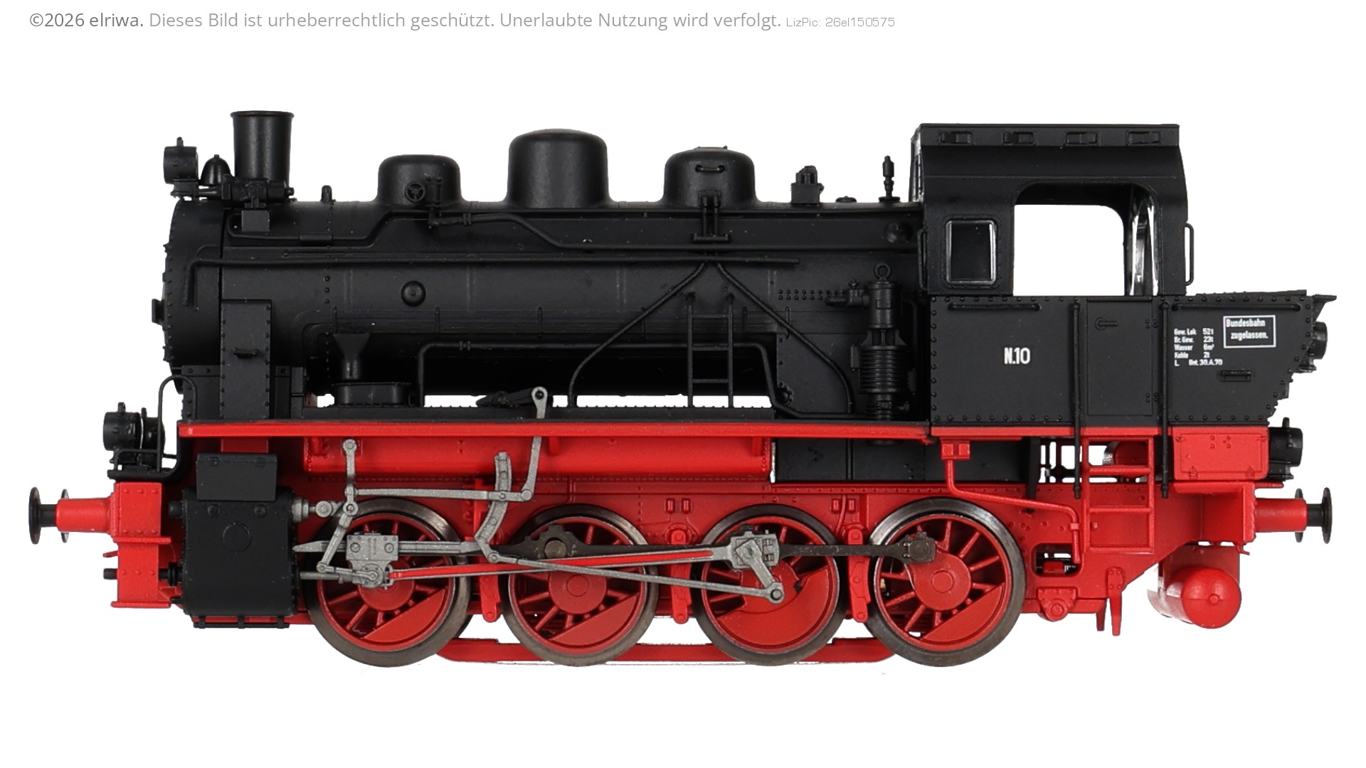 Tillig 79008 - Dampflok Nr. 10, Werkbahn Grube 'Anna', Ep.IV, ESU-AC-Digital