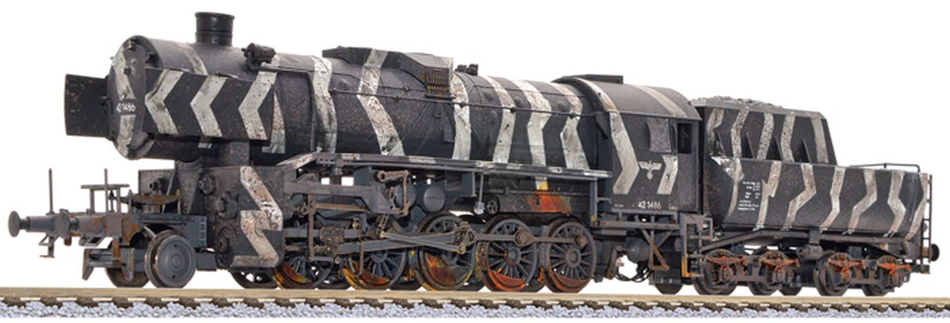 Liliput 131507 - Dampflok 42 1486, DRG, Ep.II, Wintertarnung, verwittert