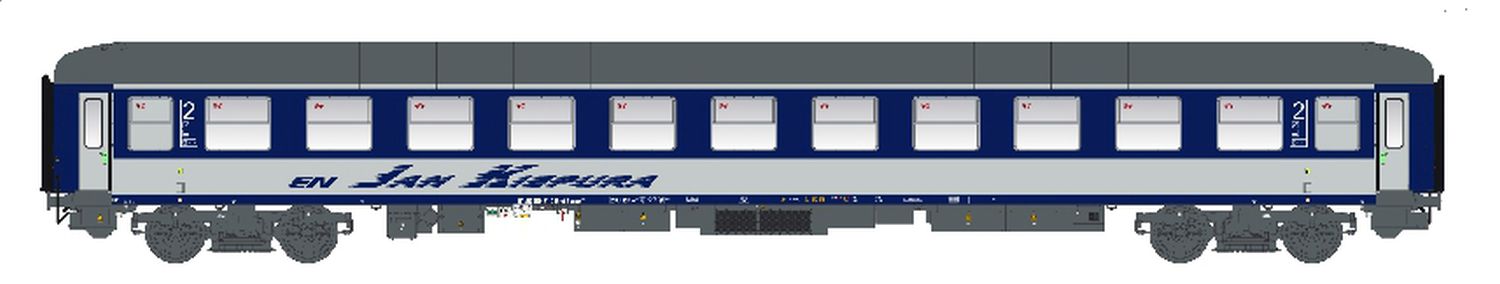 L.S. Models 58506 - Liegewagen Bvcmz 248.5, PKP, Jan Kiepura, Ep.V