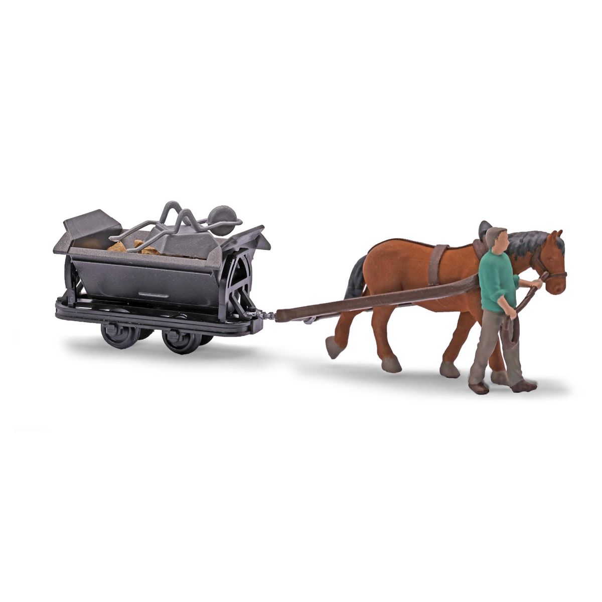 Busch 12456 - Action-Set: Pferdebahn