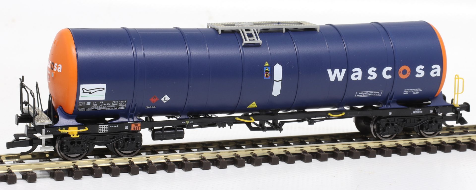 igra 96200095 - Kesselwagen Zacns 98, Wascosa JET-A1, Ep.VI