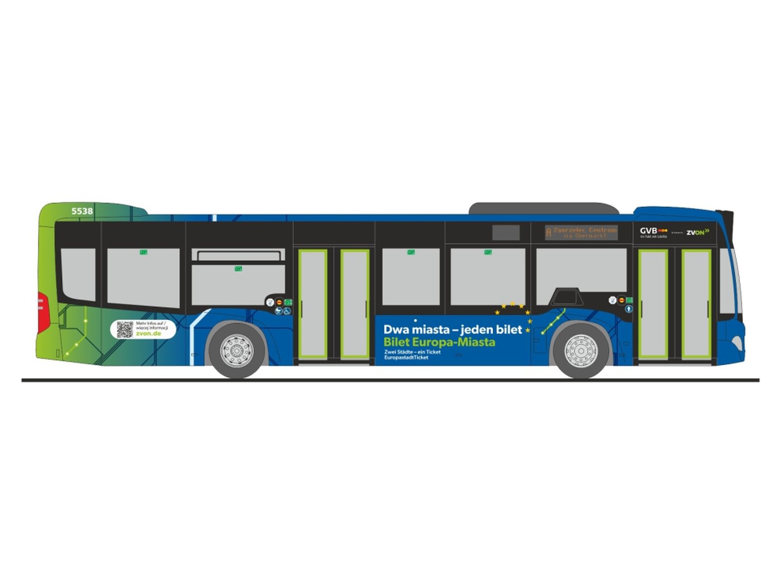 Rietze 69349 - Mercedes-Benz Citaro ´12 GVB Görlitz