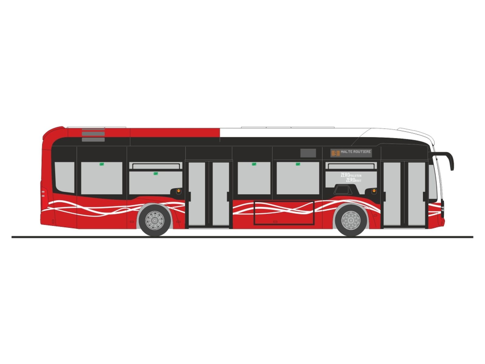 Rietze 75628 - Mercedes-Benz eCitaro Lignes D'Azur (FR)