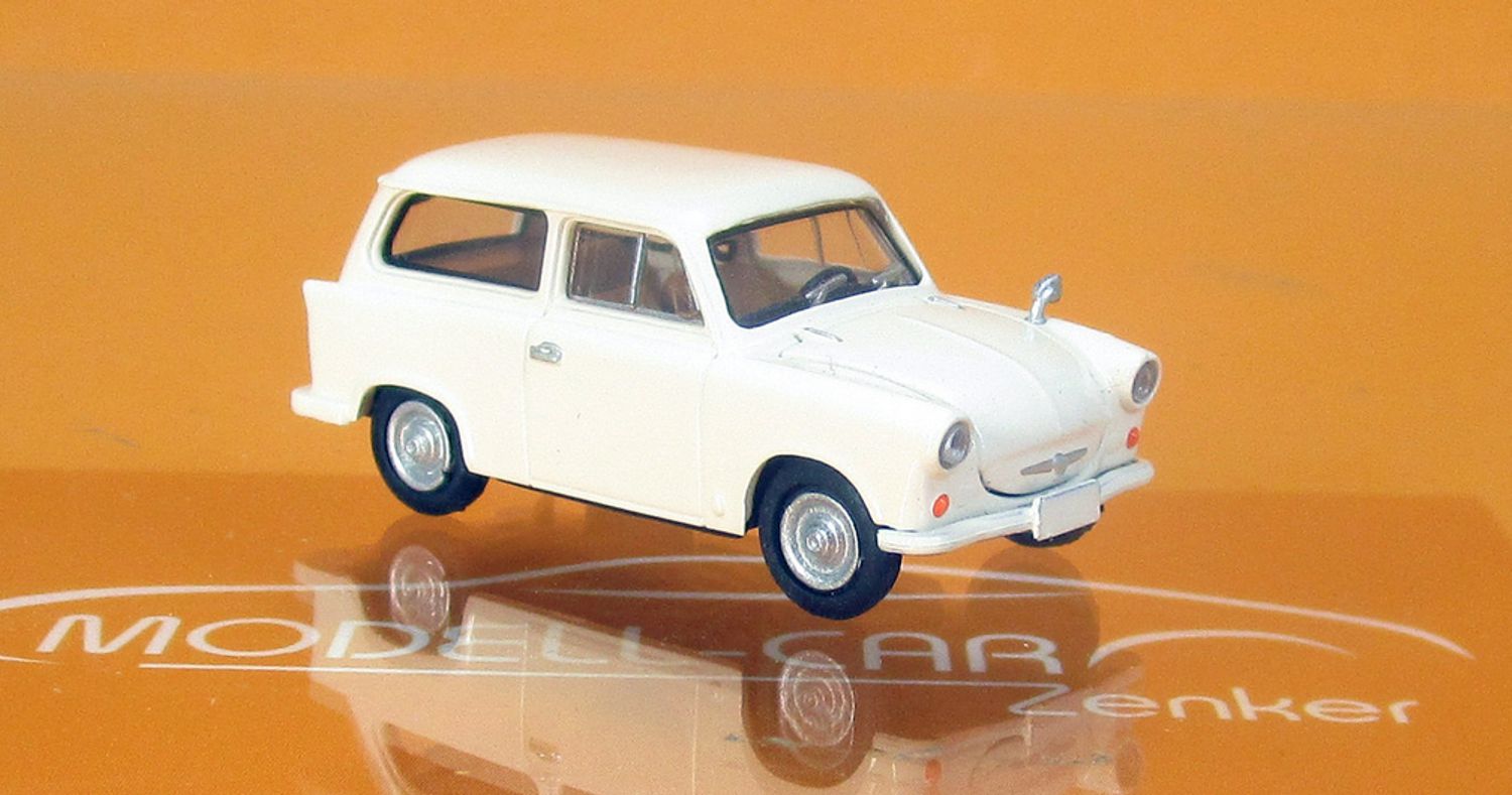 Brekina 03-322 - IFA Trabant P 50 Kombi cremeweiss