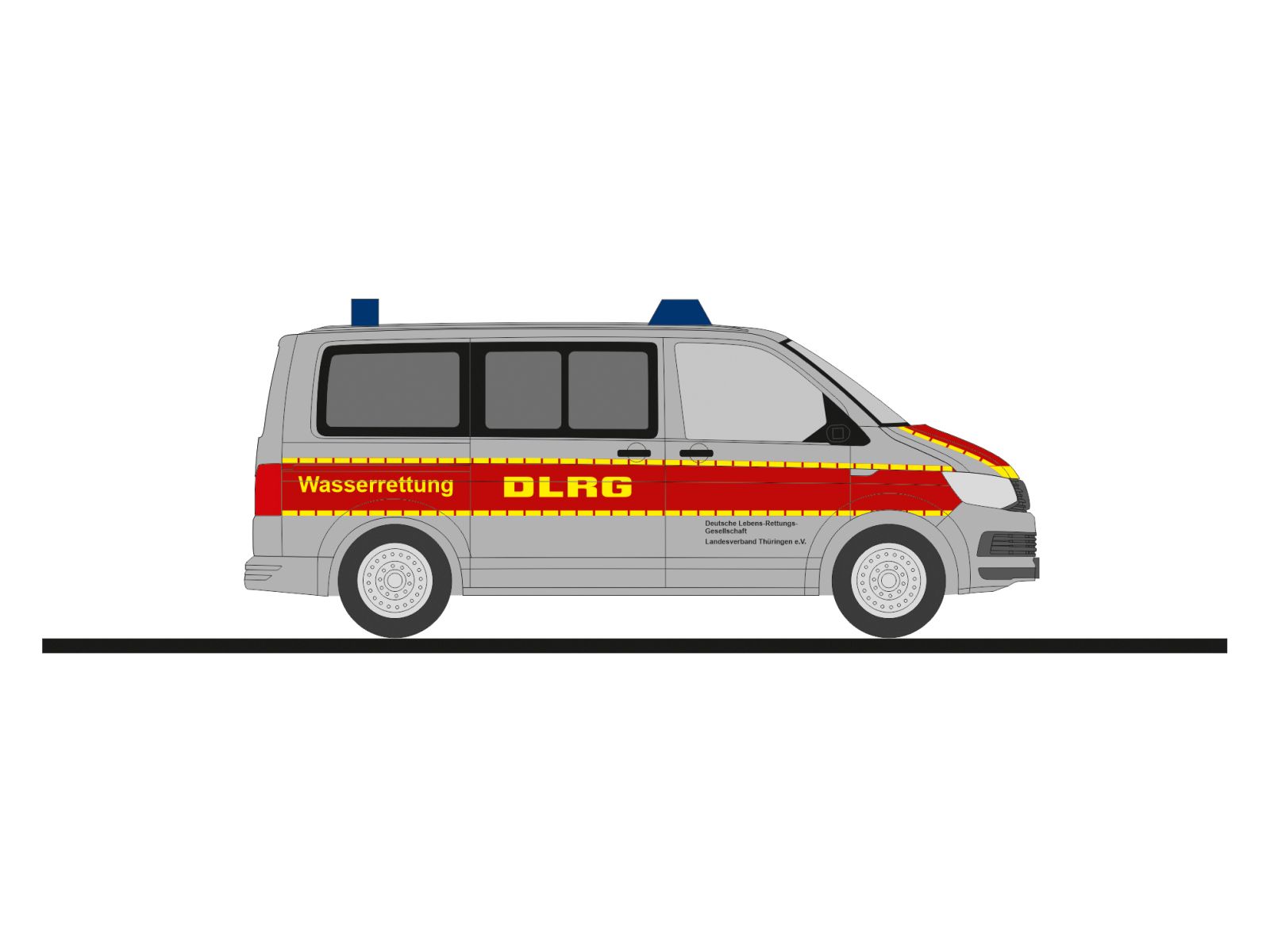 Rietze 53925 - Volkswagen T6 DLRG LV Thüringen