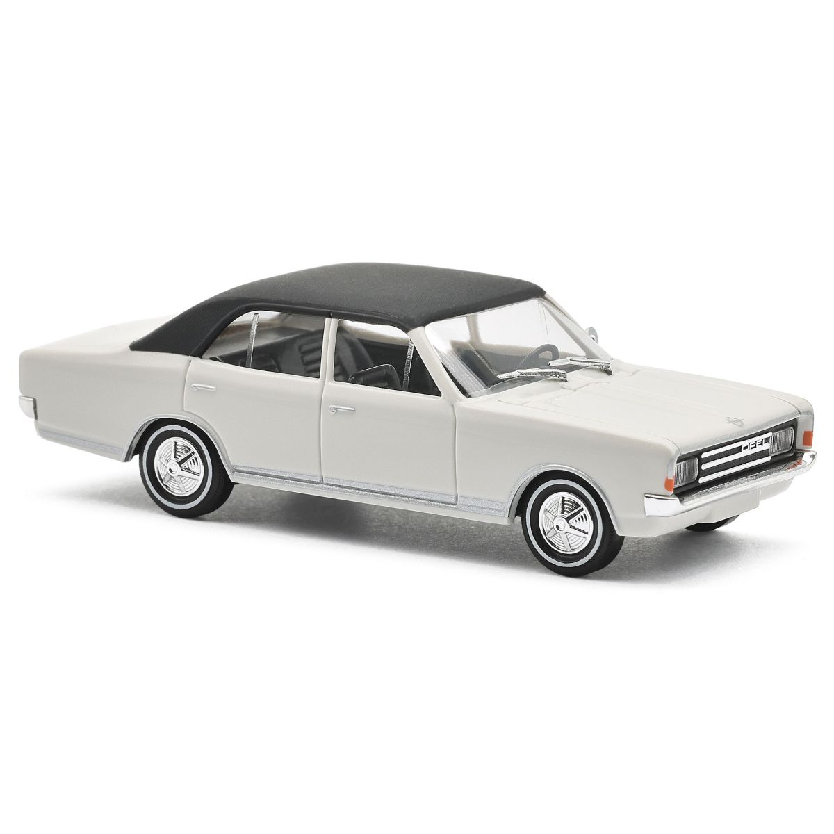 Busch 42020 - Opel Rekord C, Weiß mit Weißwandreifen
