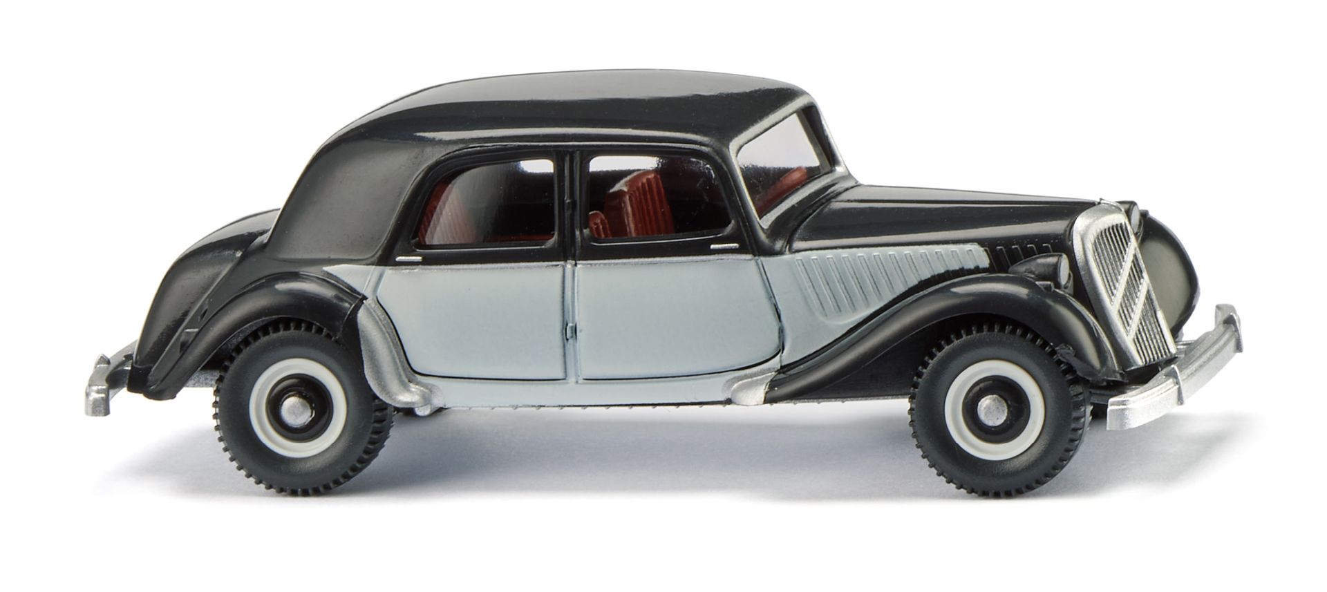Wiking 082204 - Citroën 15 SIX - schwarz/weiß