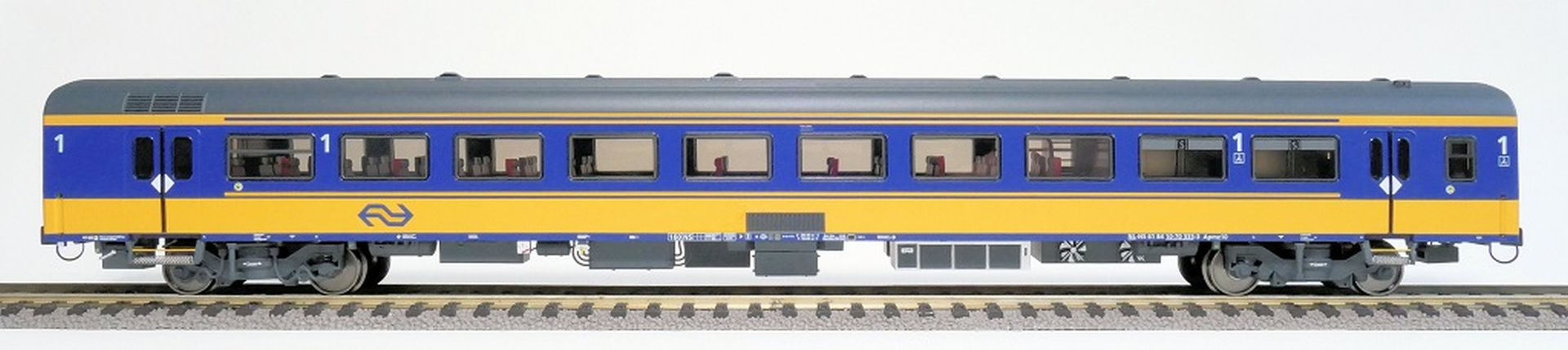 Exact-Train EX11008 - Personenwagen ICRm Apmz10 Amsterdam - Rotterdam, NS, Ep.VI