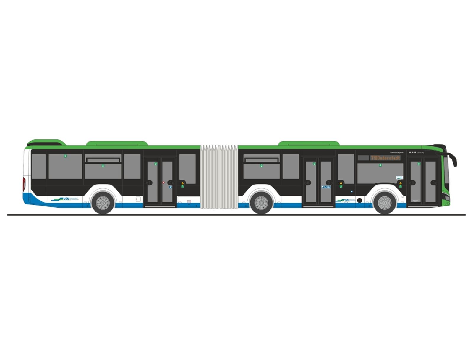 Rietze 75890 - MAN Lion´s City 18´18 Regionalbus Braunschweig-VSN