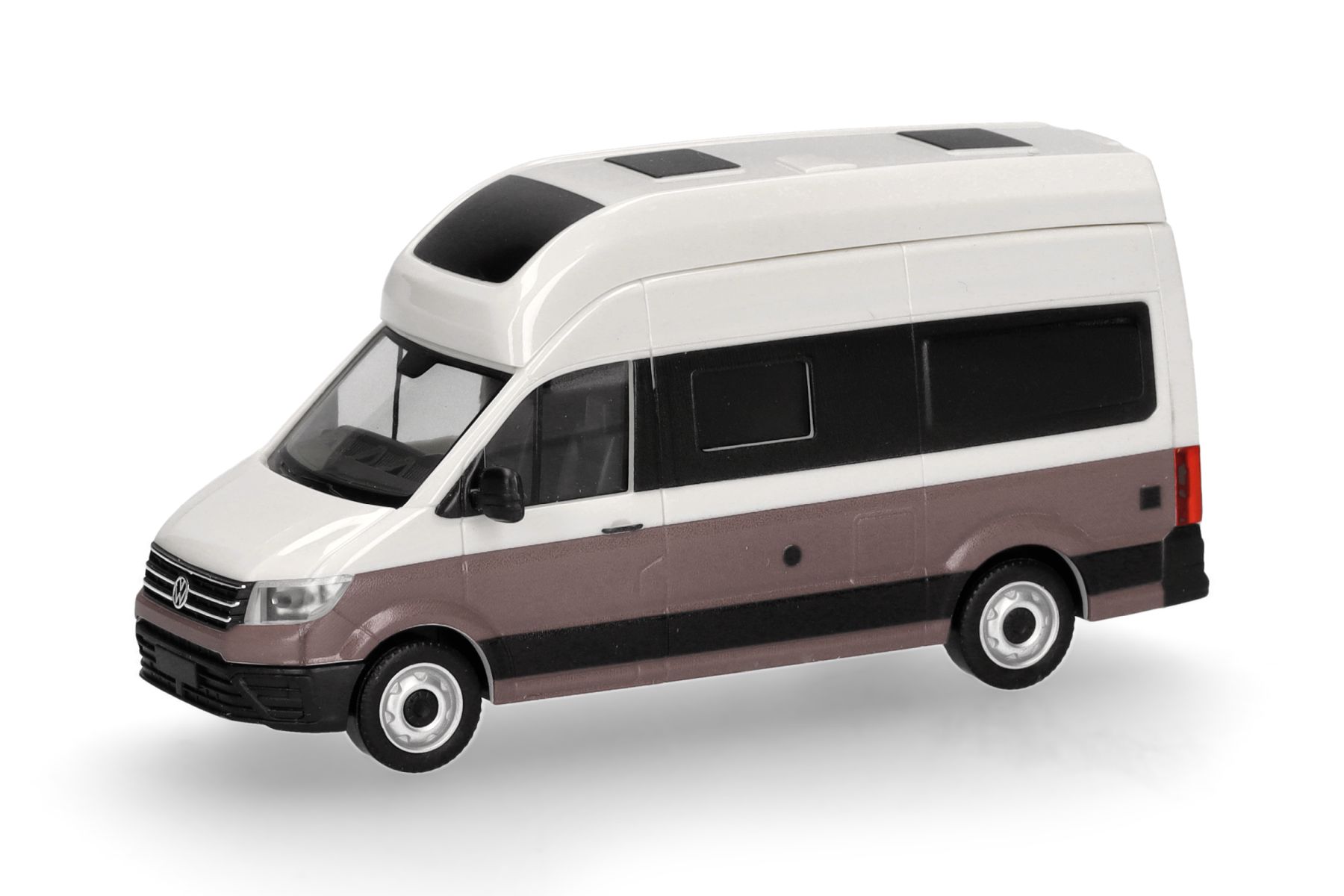 Herpa 096294-004 - Volkswagen (VW) Crafter Grand California 600, candywhite/mojawe beige