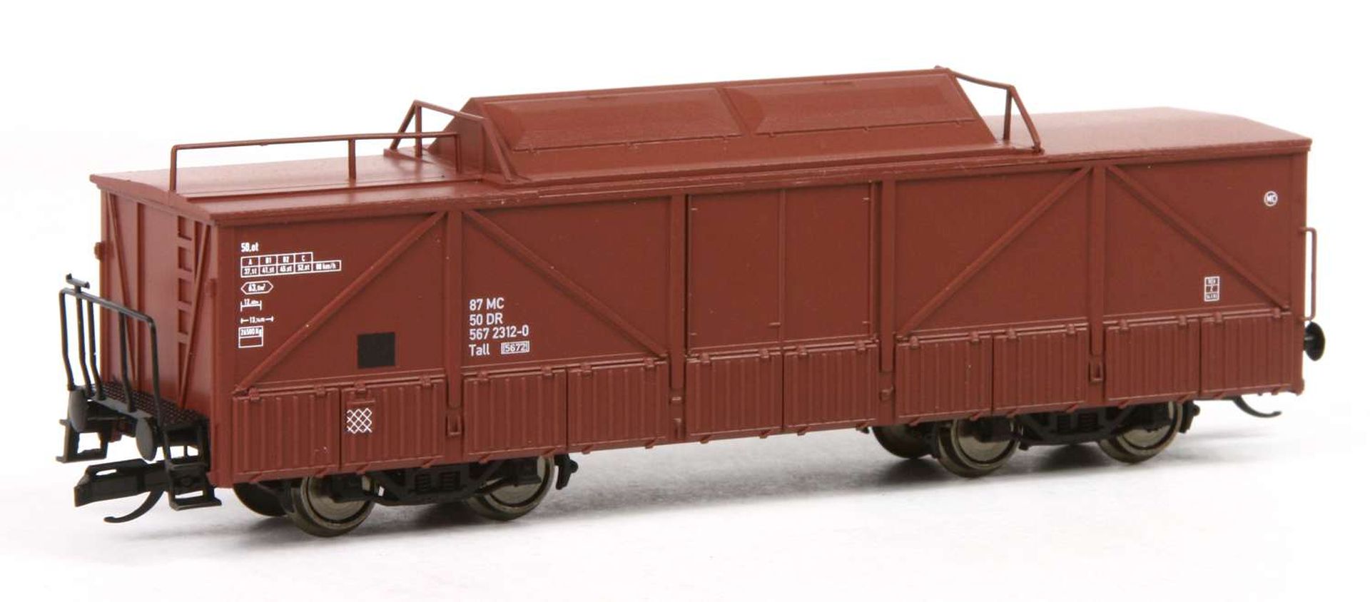 Karsei 24051 - Güterwagen Tall, DR, Ep. IV, mit Dach, hoch