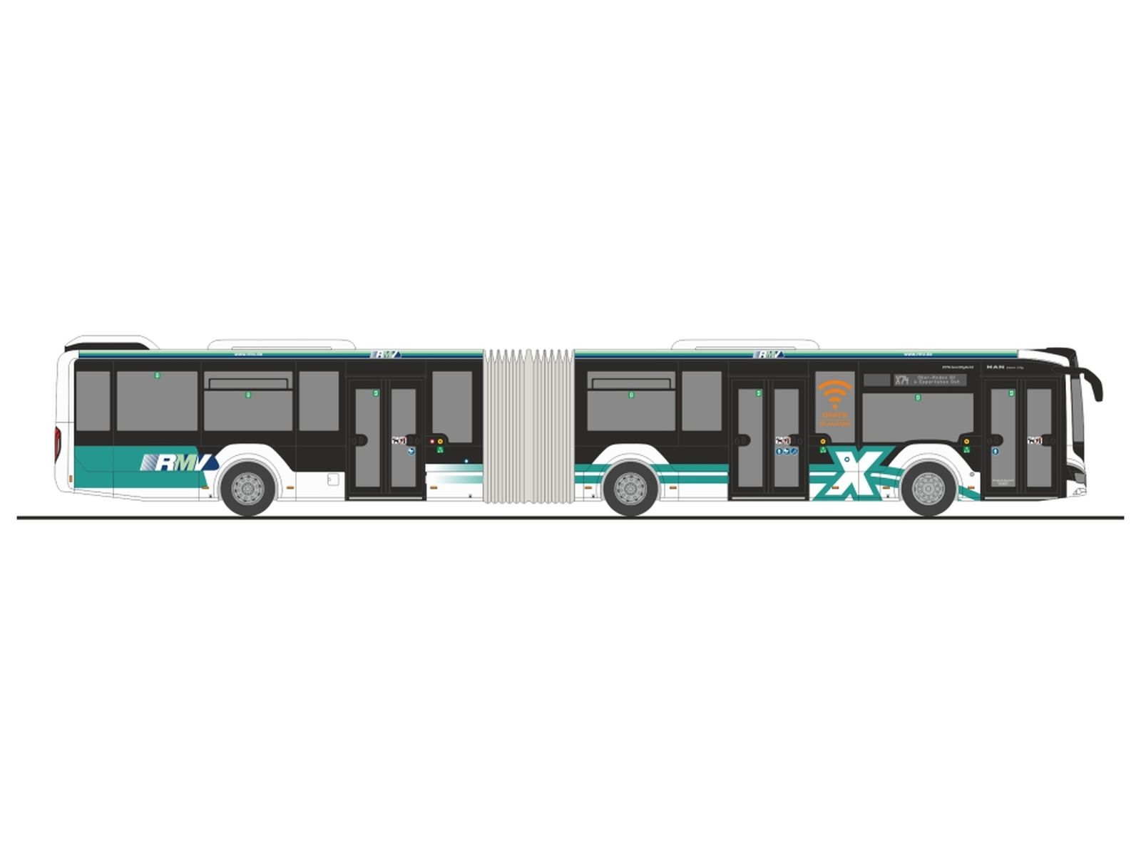 Rietze 75899 - MAN Lion´s City 18 ´18 DB Regio Bus Mitte - Xbus