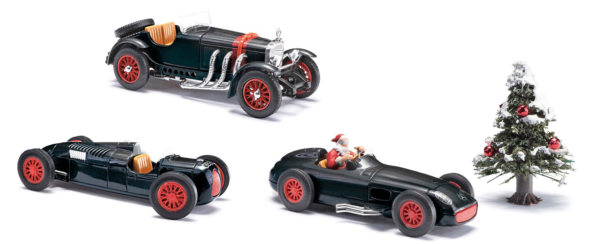 Busch 59920 - Weihnachts-Set, Fertigmodell inkl. zwei Bausätze