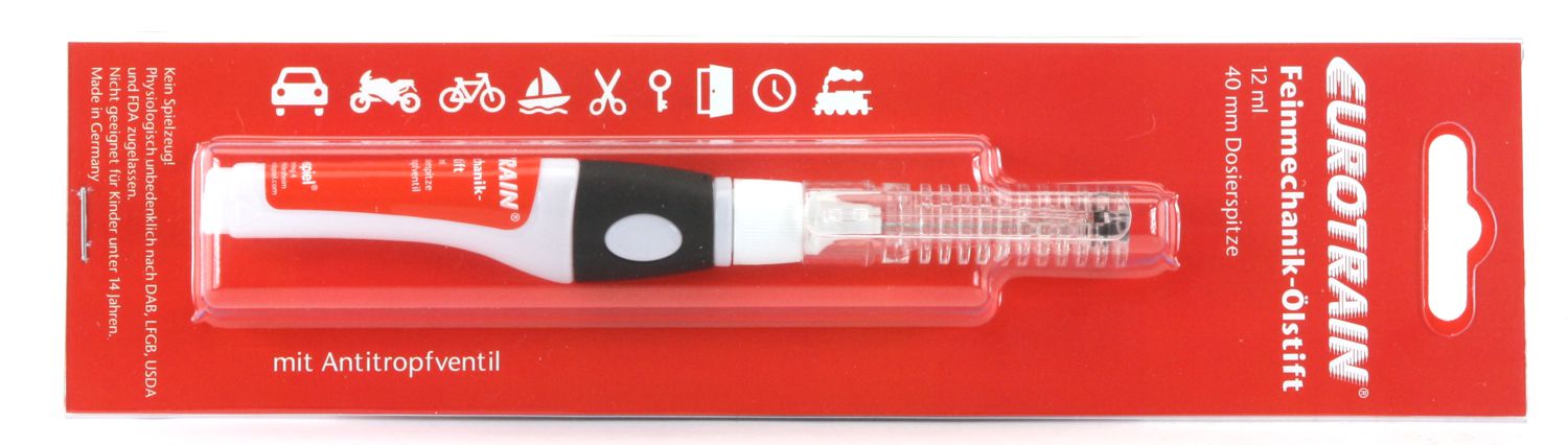 Eurotrain 888-21201 - Feinmechanik-Ölstift, 12 ml