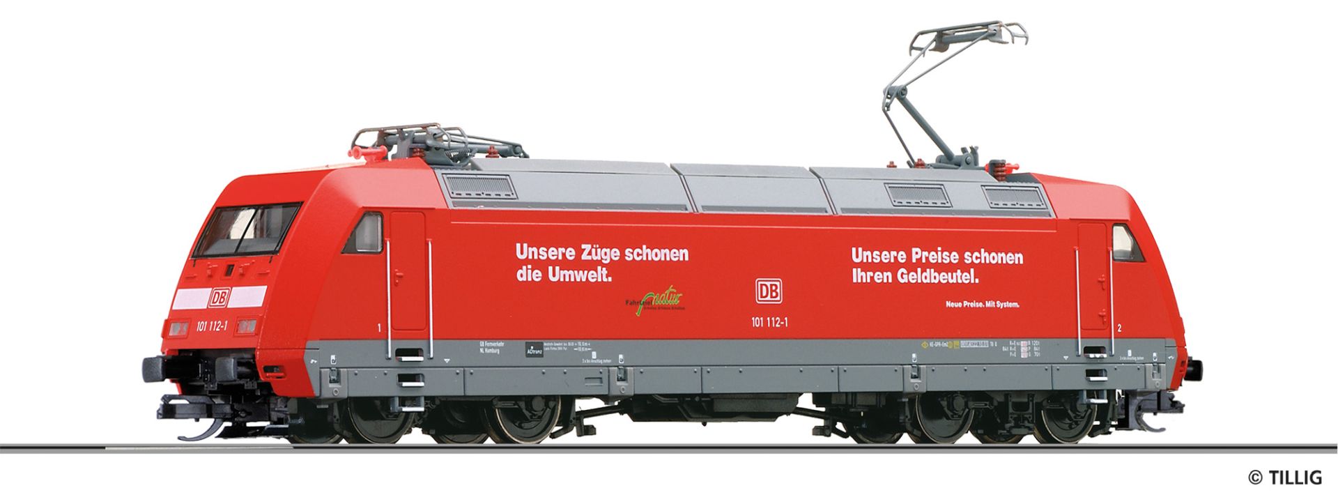 Tillig 502582 - E-Lok 101 112-1 'Unsere Preise schonen Ihren Geldbeutel', DBAG, Ep.V
