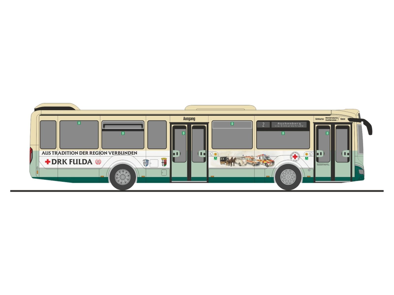 Rietze 75429 - MAN Lion´s City 12´18 RhönEnergie - DRK Fulda