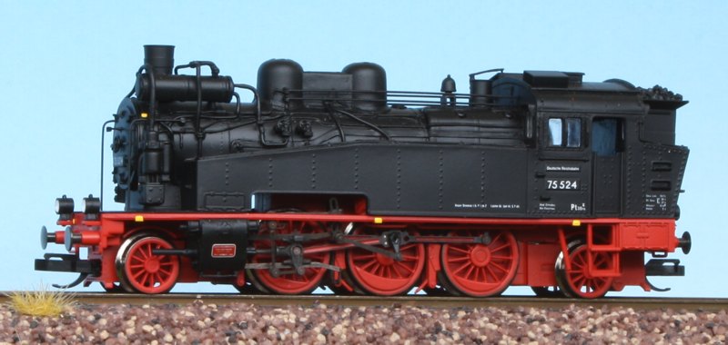 Beckmann 1010601 - Dampflok 75 524, DR, Ep.III
