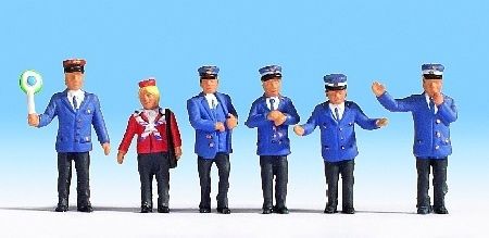 Noch 45265-A24 - Figurengruppe Bahnbeamte Deutschland
