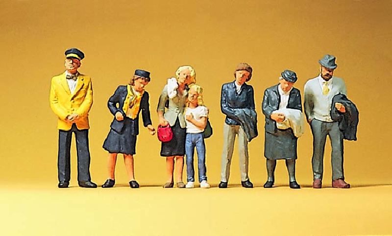 Preiser 10382 - Reisende, Steward