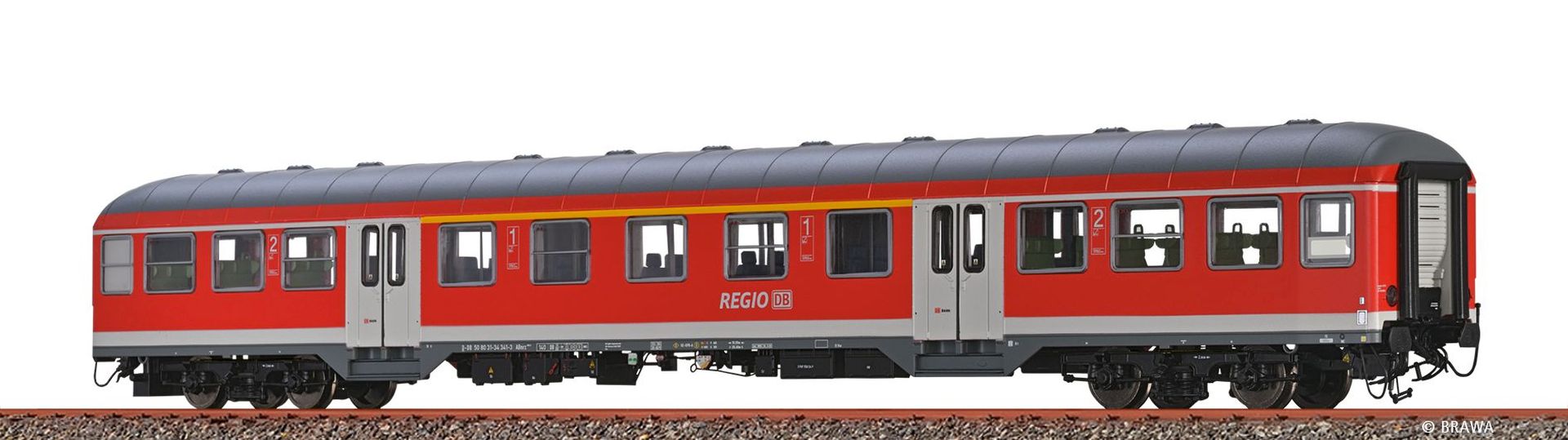 Brawa 46656 - Personenwagen ABnrz 403.4, DBAG, Ep.VI, mit Belechtung