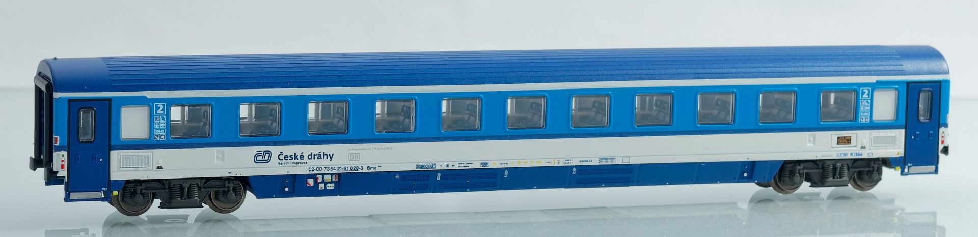 ASM 195424 - Personenwagen EC 176, Bmz 241, 2. Klasse, CD, Ep.VI