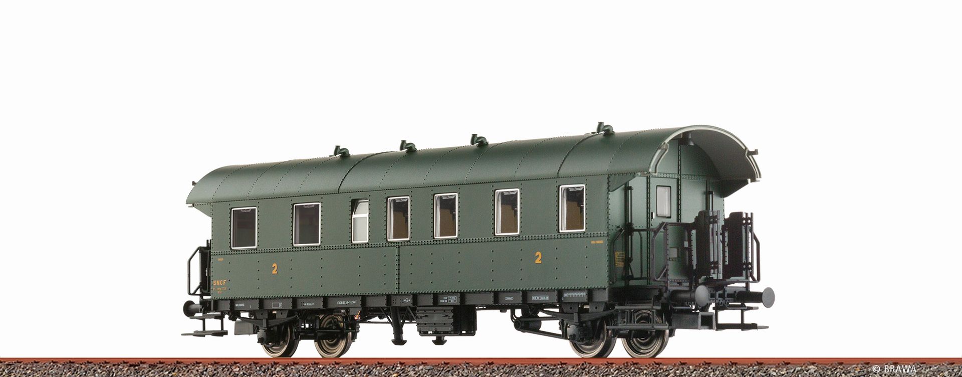 Brawa 46716 - Personenwagen BCi-28, SNCF, Ep.III