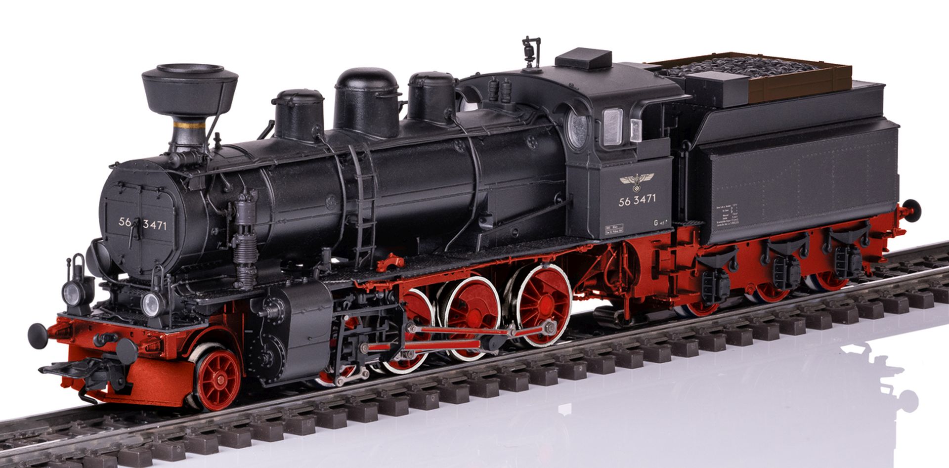 Märklin 38270 - Dampflok BR 56.34-35 mit Kobelschornstein, DRG, Ep.II, MFX+-Sound