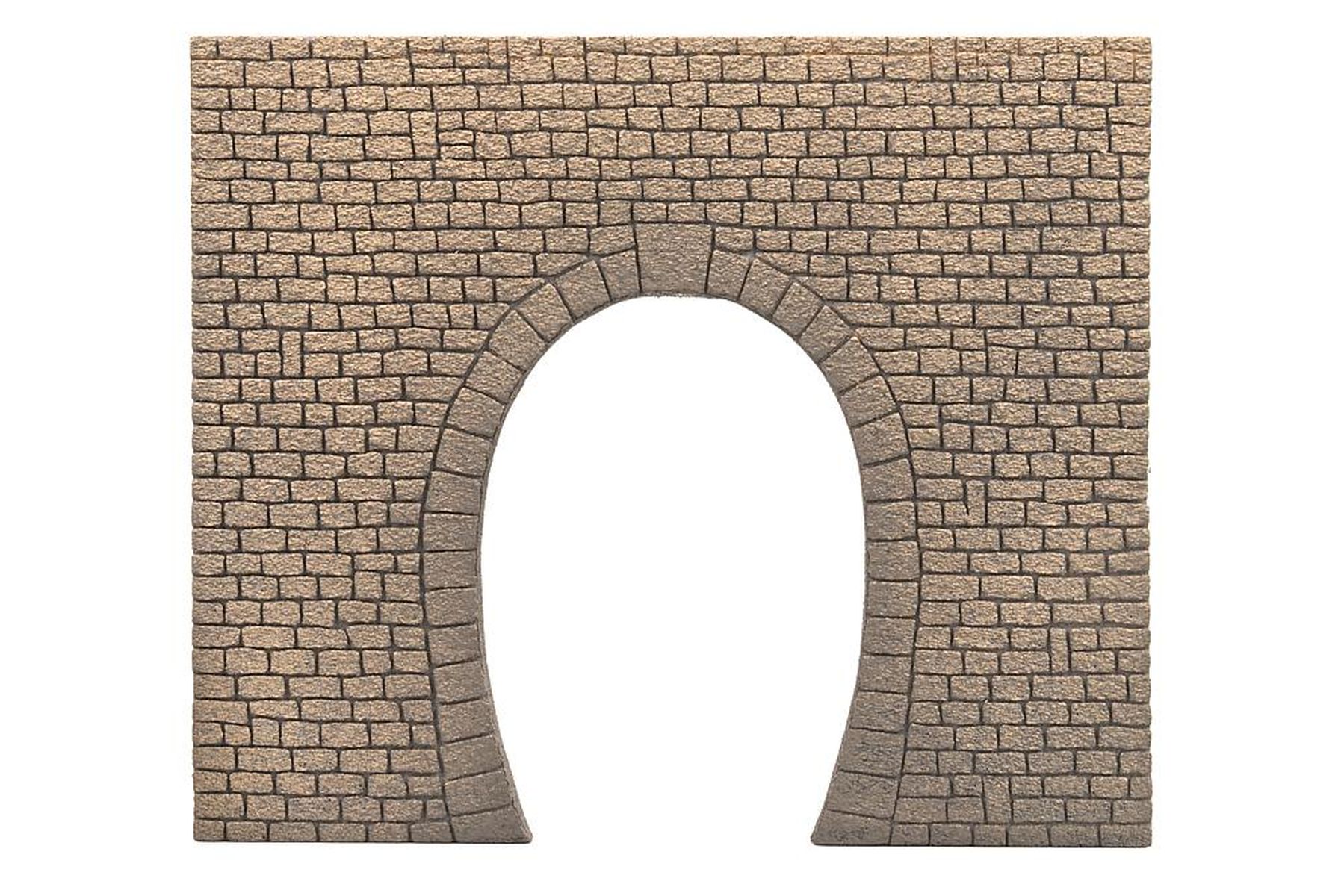 Faller 170865 - Dekorplatte Tunnelportal, 1-gleisig, Naturstein-Quader, H= 98 mm