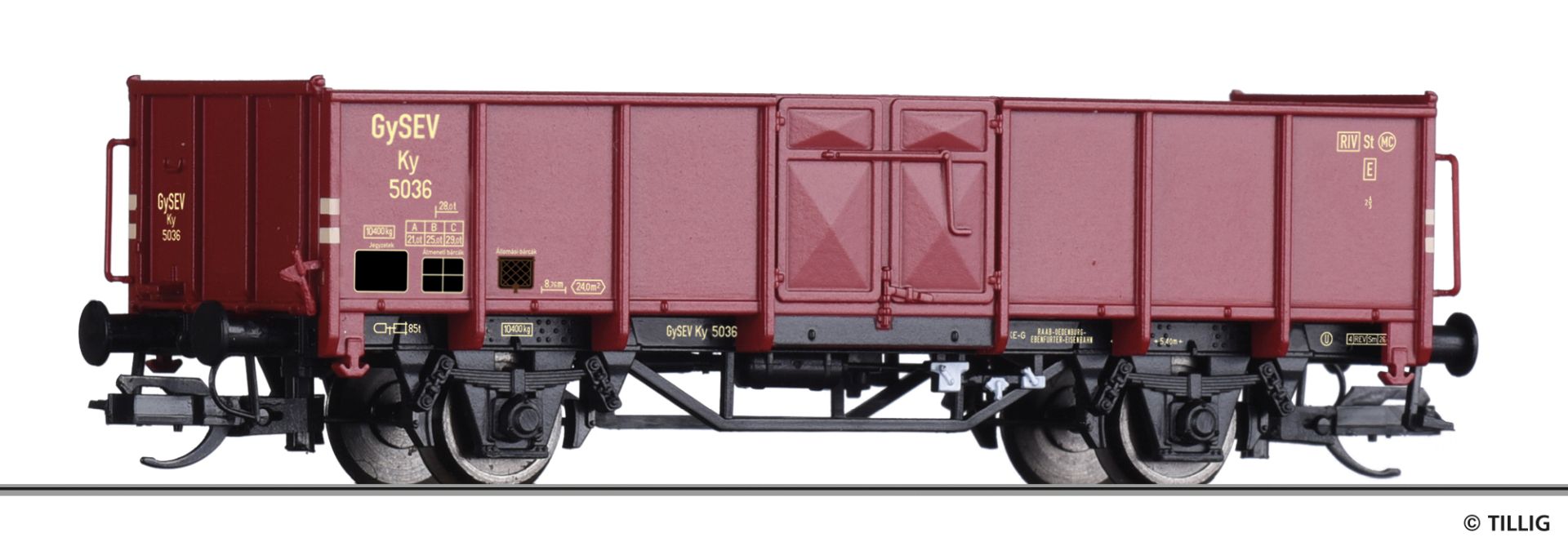 Tillig 14094 - Offener Güterwagen Ky, GySEV, Ep.III Tillig 14094 - Offener Güterwagen Ky, GySEV, Ep.III