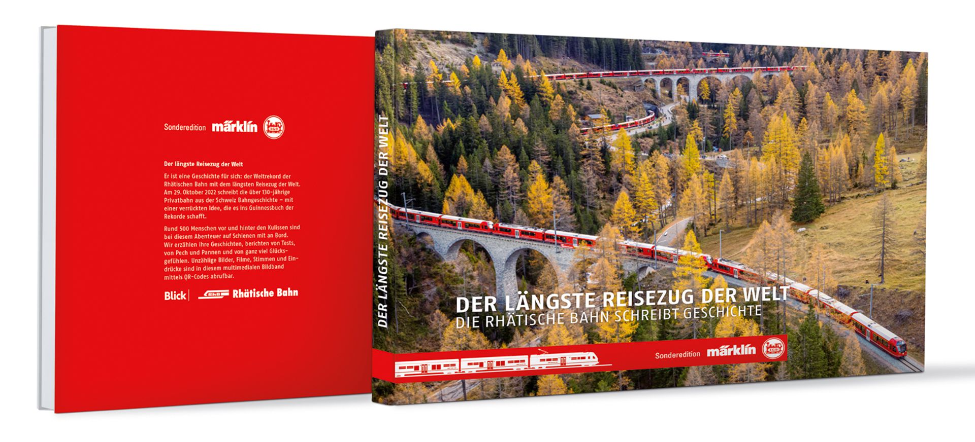 Märklin 03111 - Buch RhB Weltrekord 2022, deutsch