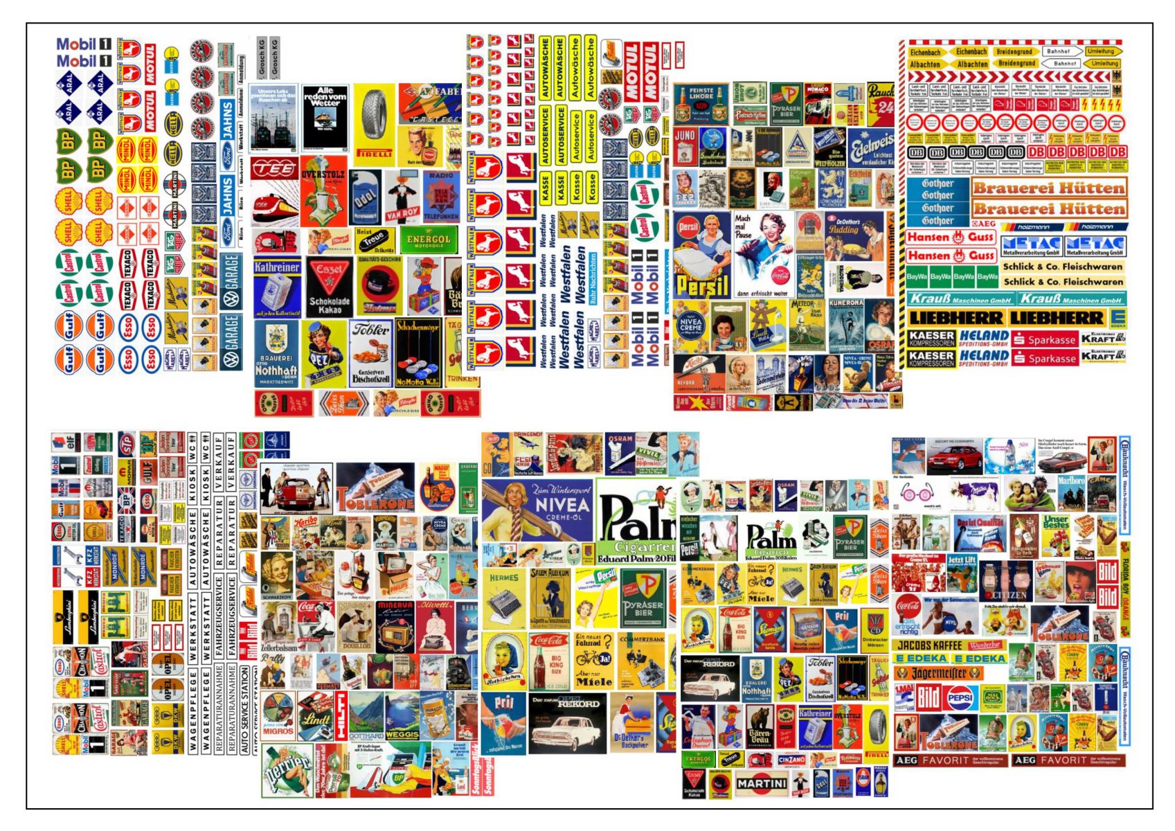 Loewe 9046 - Werbeschilder, Reklametafeln, etc.  West