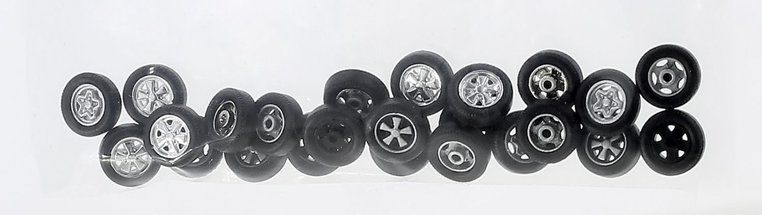 Brekina 10071 - Zubehör 16 Räder für Porsche 911