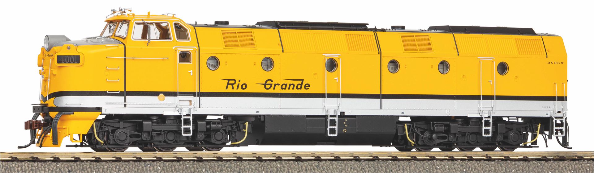 Piko 97452 - Diesellok ML 4001 Ursprungsausführung, D&RGW, Ep.III-VI, AC-Sound Piko 97452 - Diesellok ML 4001 Ursprungsausführung, D&RGW, Ep.III-VI, AC-Sound