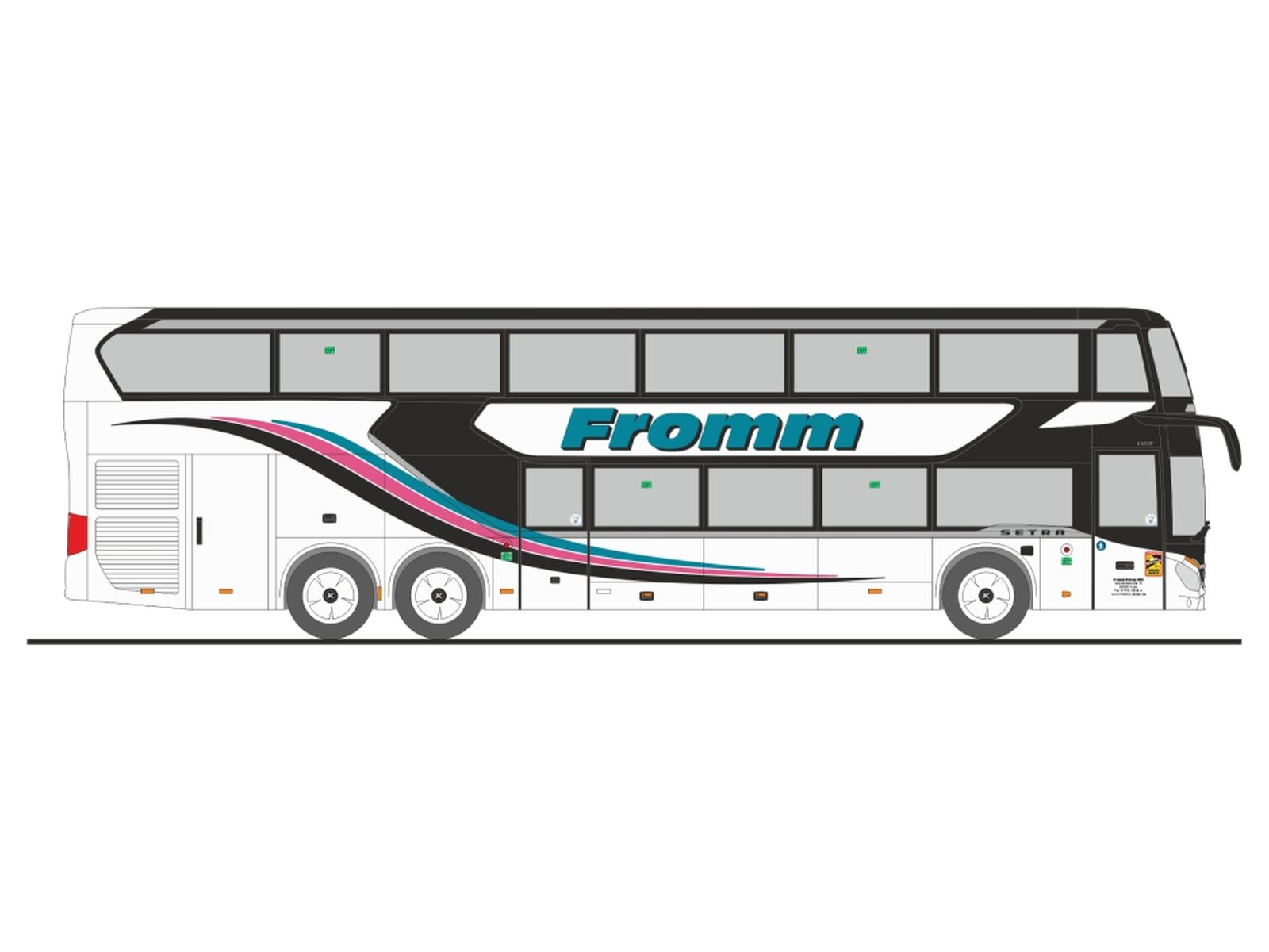 Rietze 61813 - Setra S 531 DT Fromm Reisen Wain