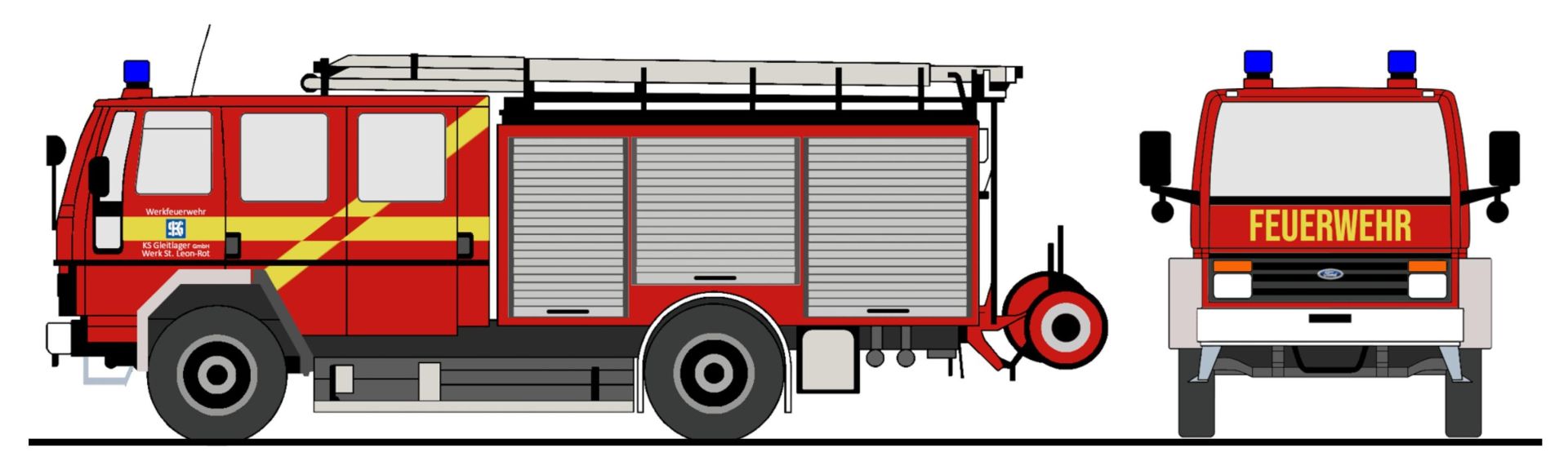 Loewe 4059 - FORD CARGO 1320 - LF 16 - Werksfw. KS Gleitlager