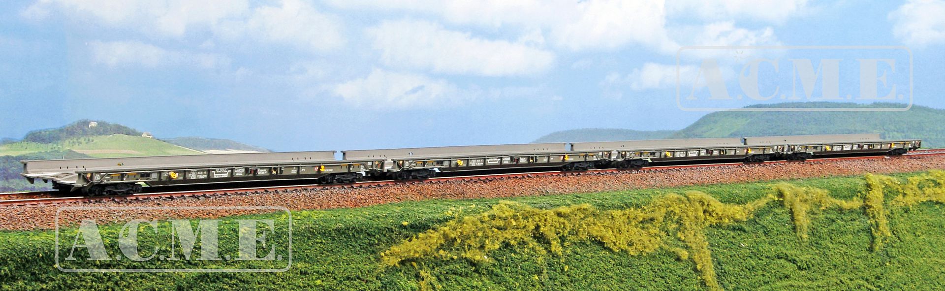 ACME AC 45168 - 4er Set Rollende Landstraße, HUPAC, Ep.IV