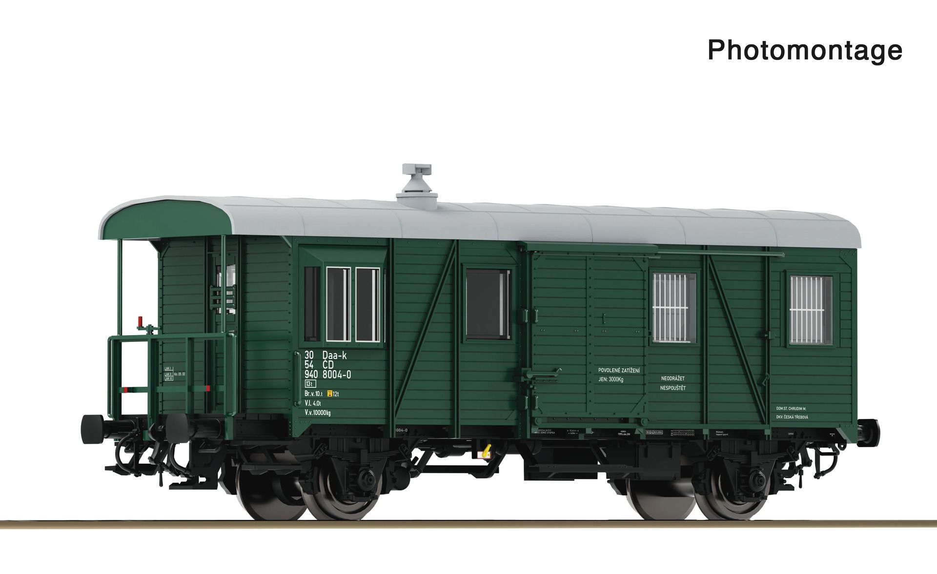 Roco 6680043 - Güterzugbegleitwagen Daa-k, CD, Ep.V