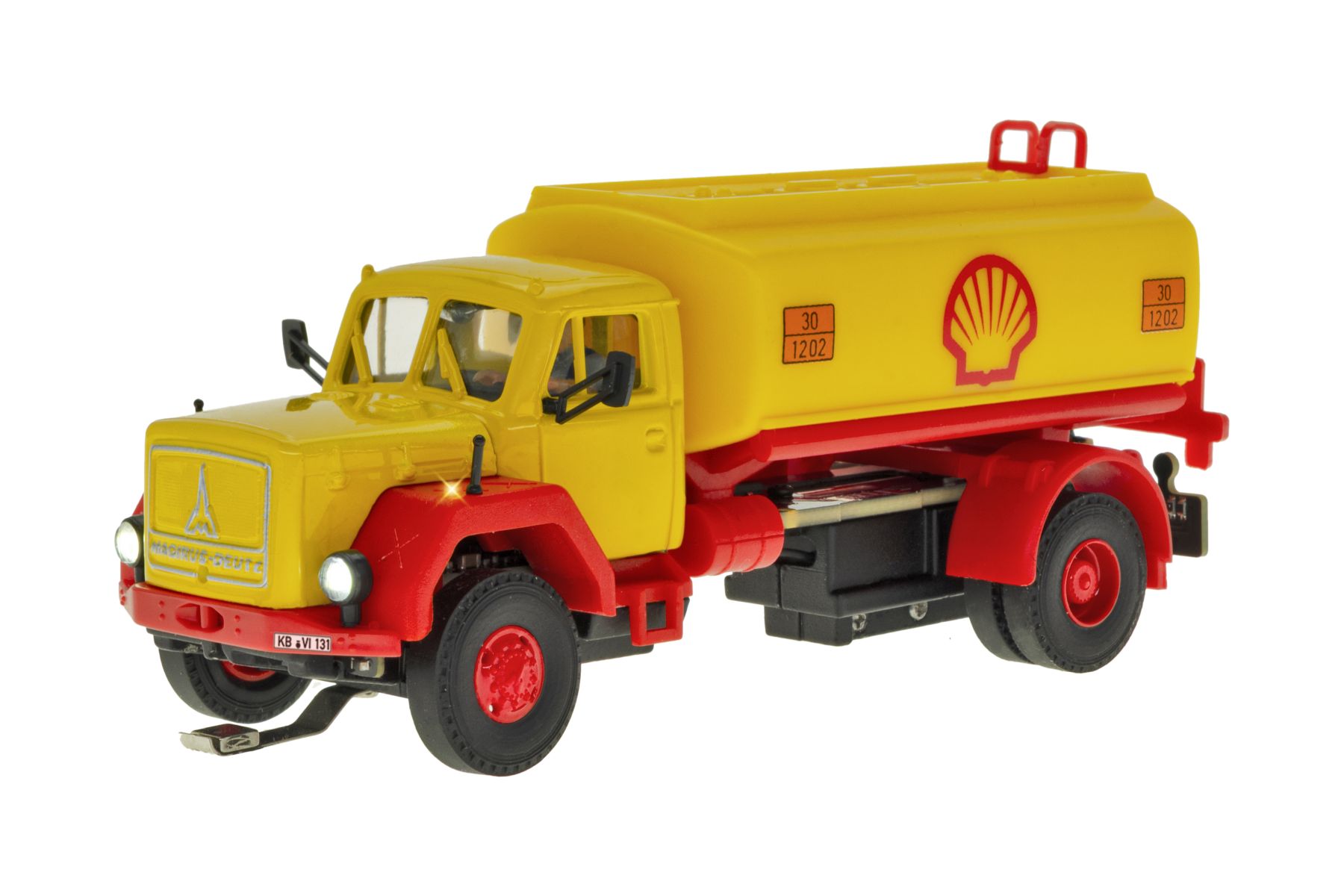 Viessmann 8131 - CarMotion MAGIRUS DEUTZ 2-achs Tankfahrzeug Shell, Basis, Funktionsmodell