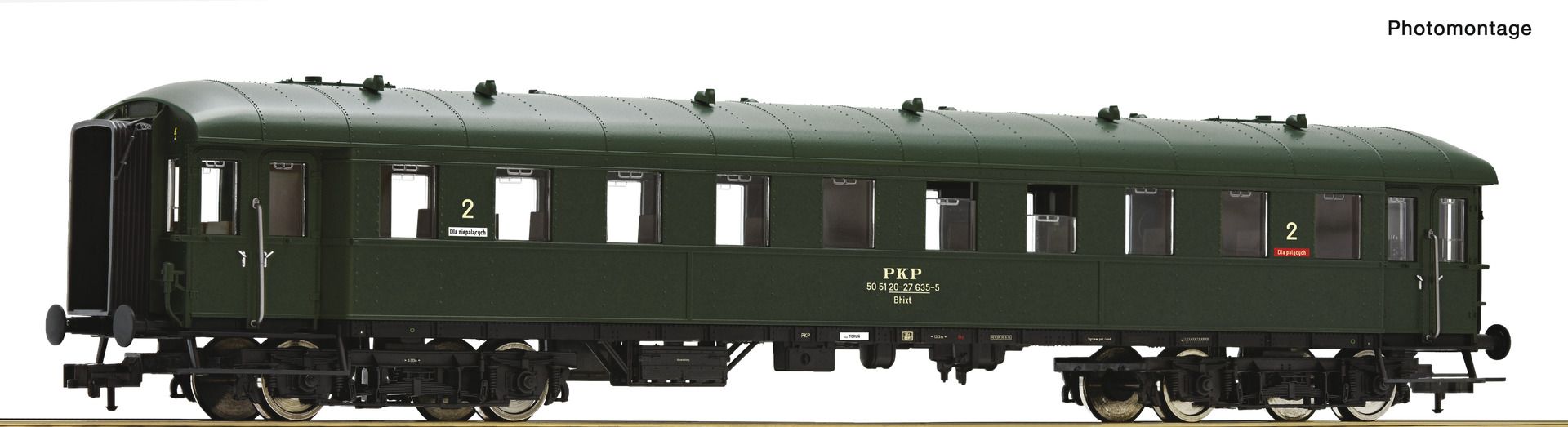 Roco 6200113 - Personenwagen Bhixt, 2. Klasse, PKP, Ep.IV