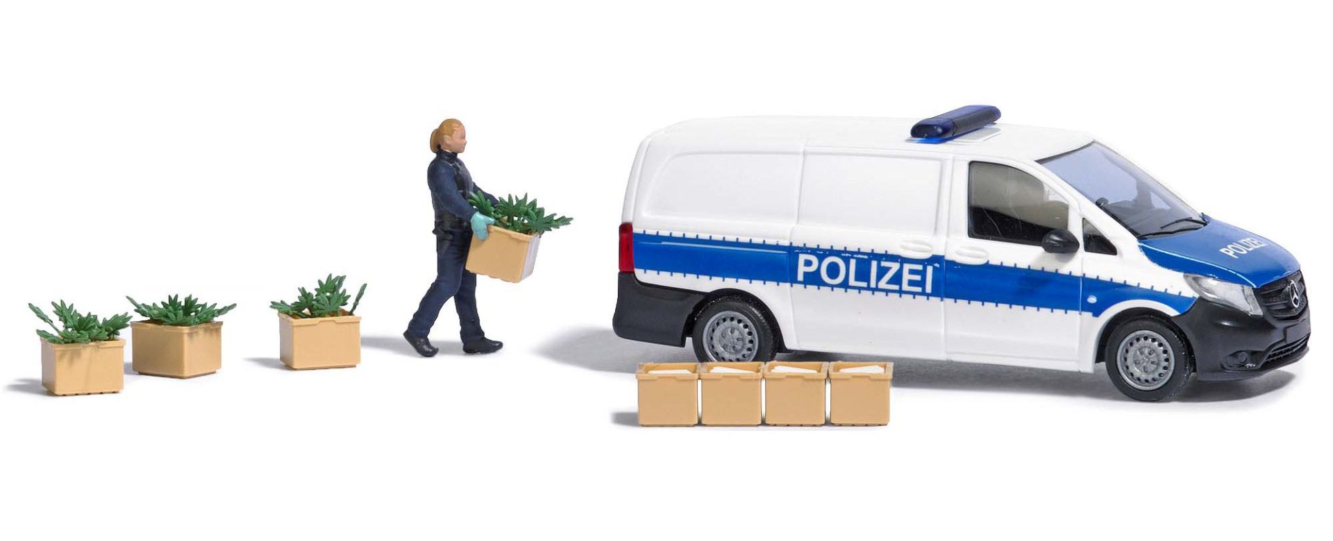 Busch 79870 - Aktion-Set: Hanf-Razzia