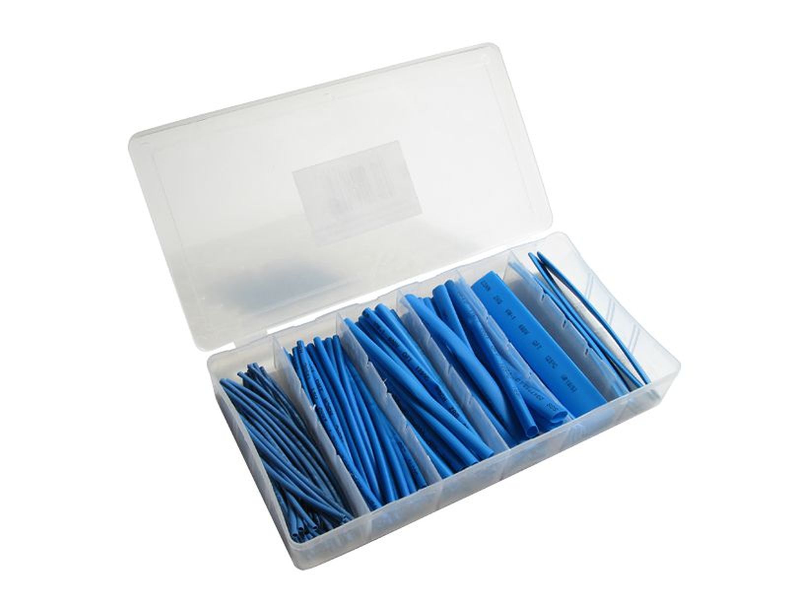 Schönwitz 11852 - Schrumpfschlauch Sortiment Set 100 Teile 10cm blau