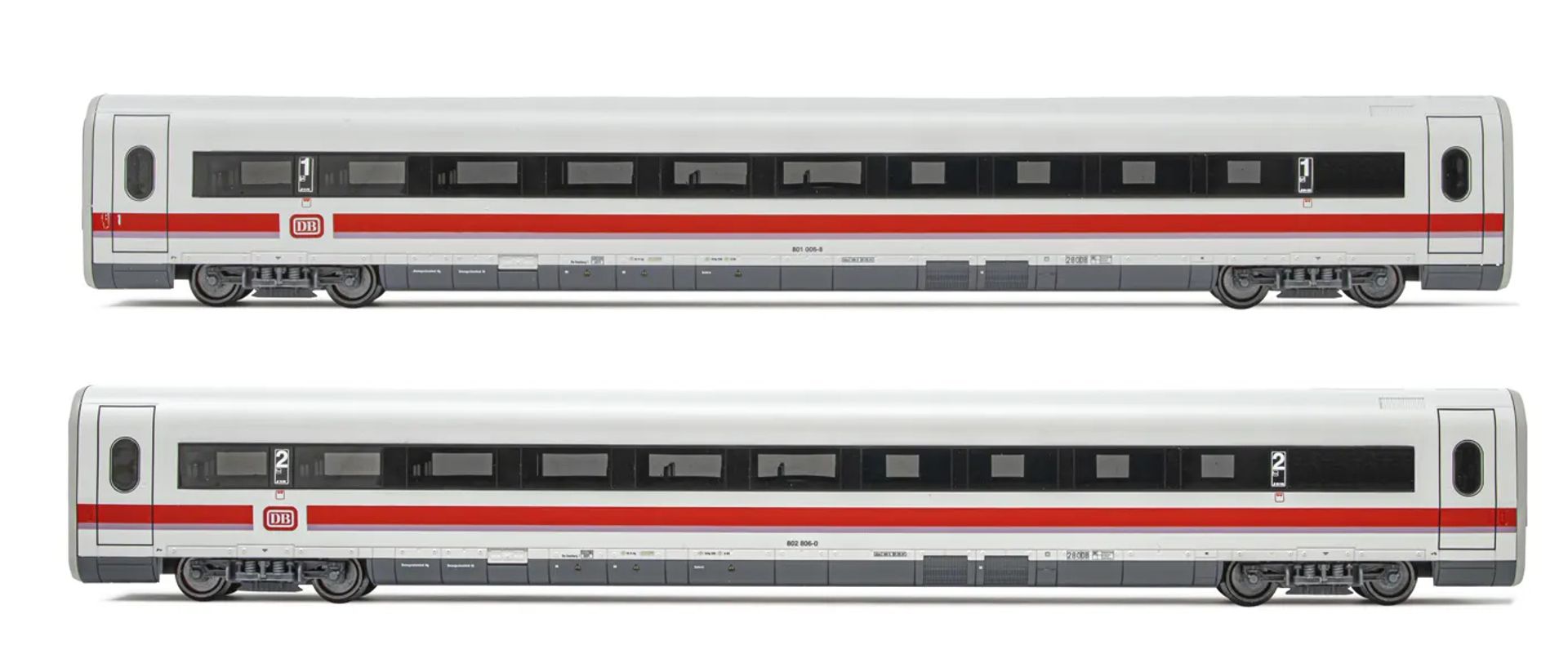 Lima HL4677 - 2er Set Ergänzungswagen BR 401 ICE 1, DBAG, Ep.IV-V