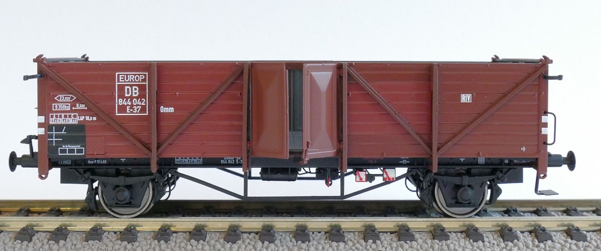 Exact-Train EX20338 - Offener Güterwagen Duisburg Omm37 EUROP, DB, Ep.III