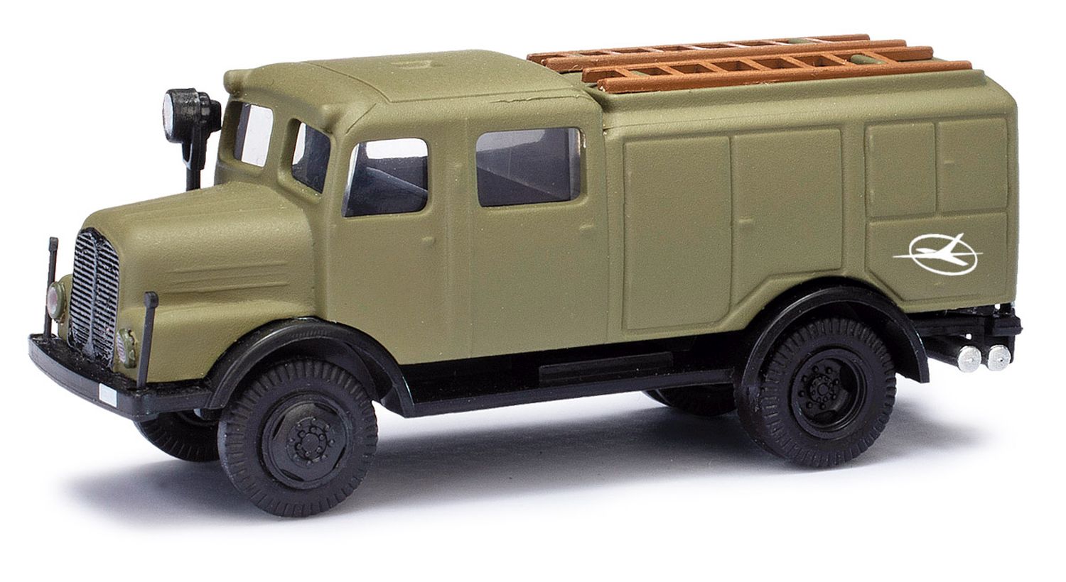 Busch 95618 - IFA S4000 TLF Tanklöschfahrzeug Flughafen, Grün, 1965