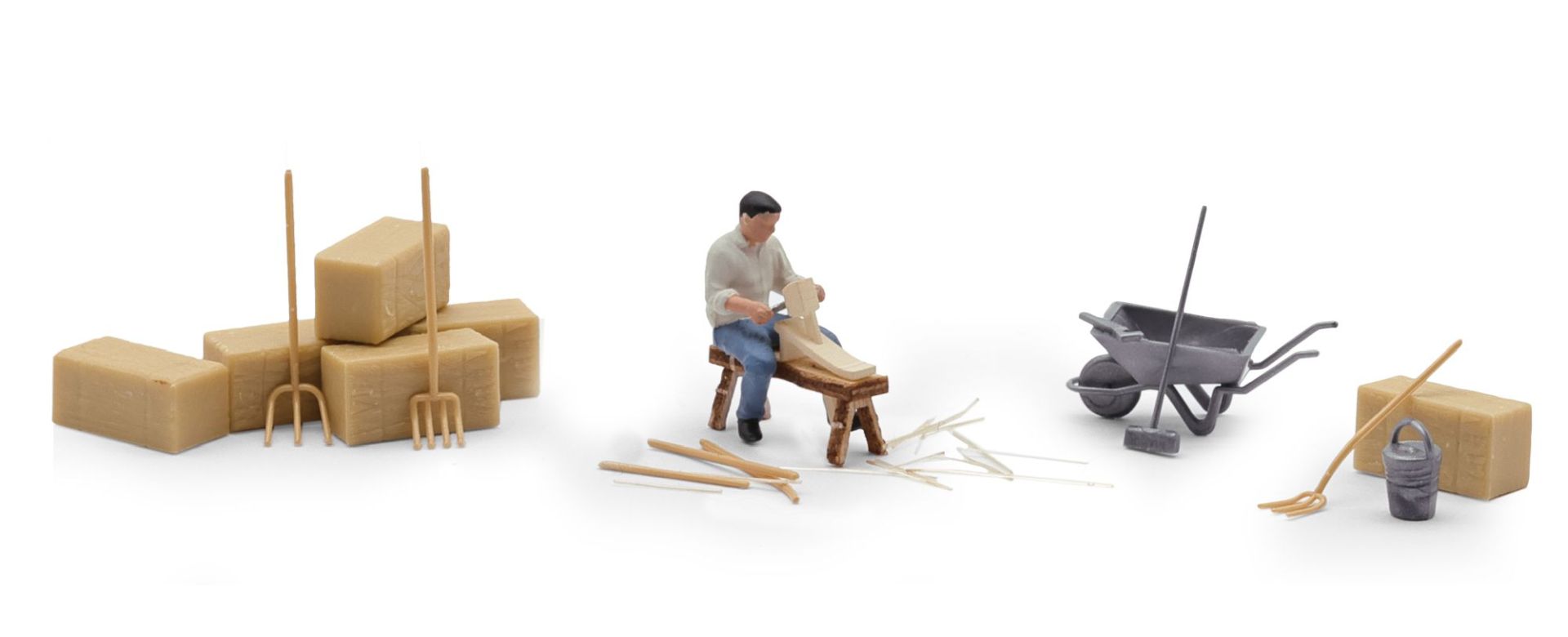 Busch 79855 - Aktion-Set: Holzschnitzer