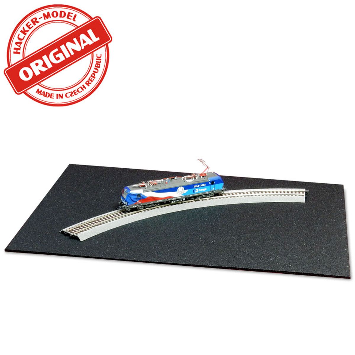Hacker HCT9638B - Gleisunterlagen  600x400x10 mm Schwarz 1 Stk