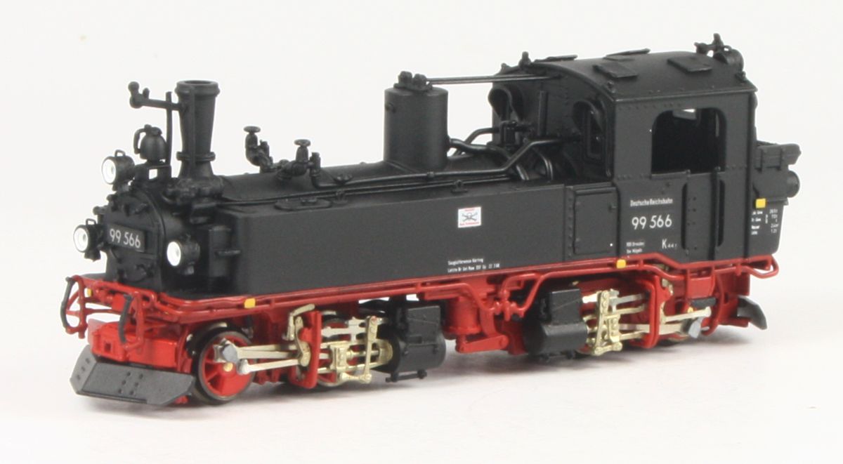 Bemo 1016867 - Dampflok sächsische IV-K, 99 566, Ep.V-VI 'Museumslok Hilbersdorf'