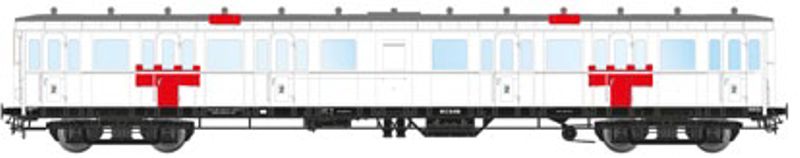 Artitec 20.252.01 - Lazarettwagen C12c  C6458 Friesland I, NS, Ep.II