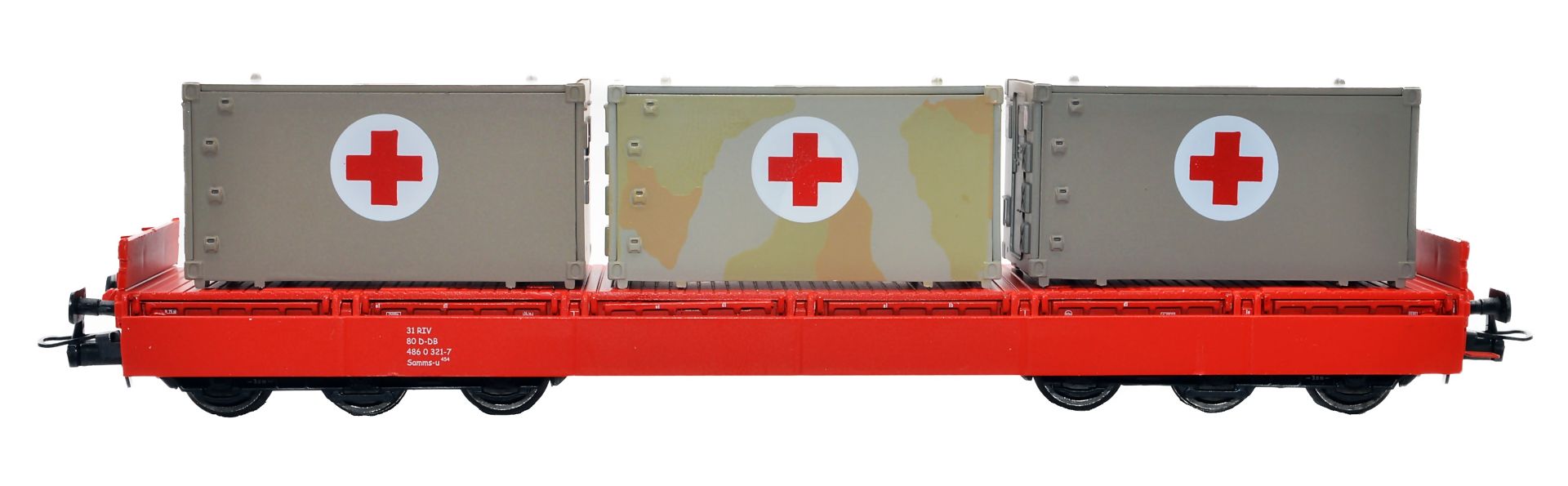 NPE NW 22945 - Schwerlastwagen Samms-u 454 mit 3 FM 2 Kabinen, DBAG, Ep.V